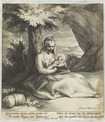 Die Rast auf der Flucht nach Ägypten